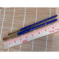Robert Simmons Sapphire S85 Round Paint Brushes Size 8 and 12 Blue Short Handle