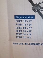 ALVIN Drawing Board with Parallel Straightedge PXB26 20″ x 26″ UNOPENED BOX~USA