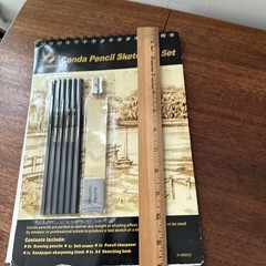 Conda Pencil Sketching Set NOS Gift Prop Art Artist Pencils