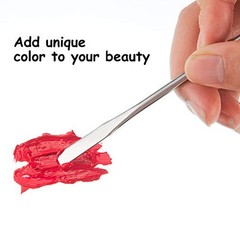 10 Pieces Makeup Spatula Scoop Stainless Steel Depotting Spatula Double-Headed