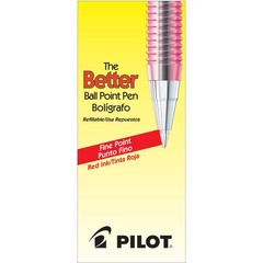Pilot 37011_40 Better Ballpoint Pen Red Ink 0.7mm Fine Point