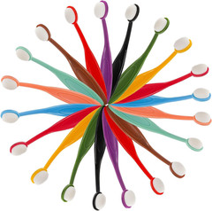 20 Pack Mini Colored Ink Blending Brushes 10 Color Craft Ink Blender Brushes Se