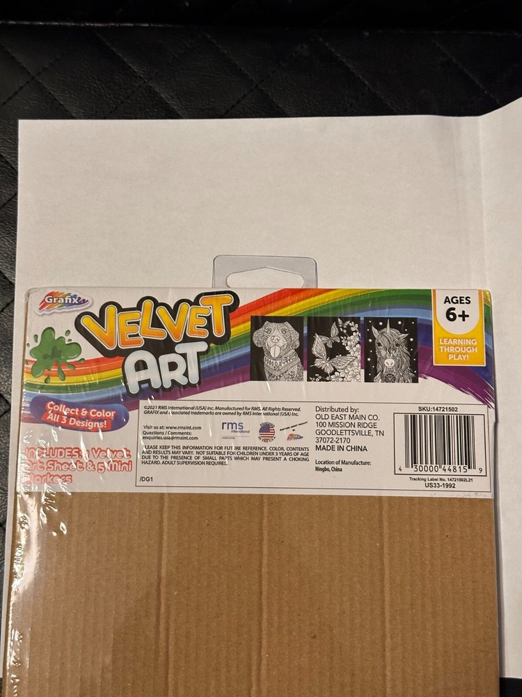 Grafix Velvet Art one set