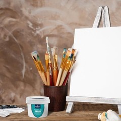 BLUEBIRD Heavy Gesso Primer for Acrylic 5.3 Ounce (Pack of 1), White