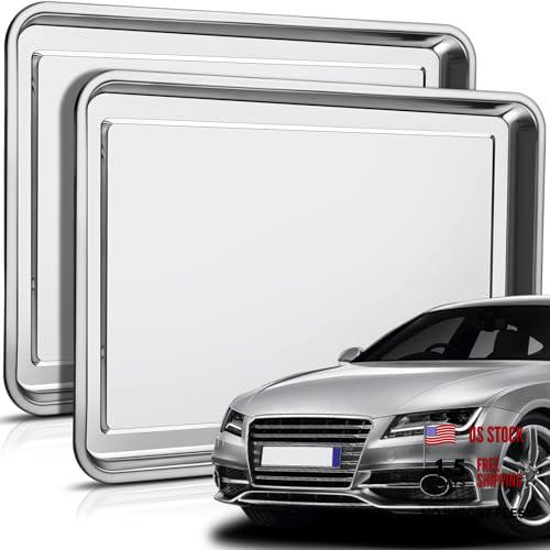 2 Pcs Stainless Steel Oil Drip Pan for Under Car 23.6 x 15.8 23.62 x 15.75 Inch