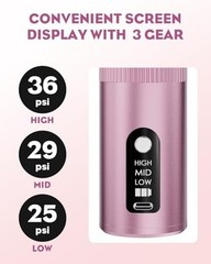 Airbrush Kit with Compressor – Airbrush for Nails,48PSI Screen Display Air Pink