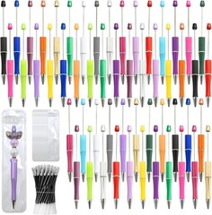 Versatile DIY Pen Kit – 50 Multicolor Ballpoint Pens