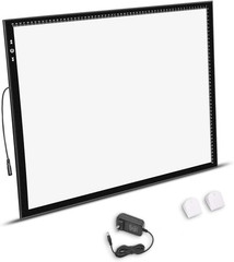 A3 Artist Tracing Light Box Copy Table, 12V1A Adapter Power Dimmerable 6000