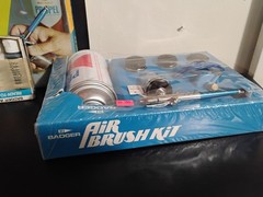 Vintage Badger Airbrush Kit No. 200 Brand New W/ Paint Box Wear