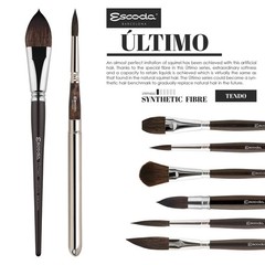ULTIMO Tendo Synthetic Brush Series 1530 Size 14 for Artists