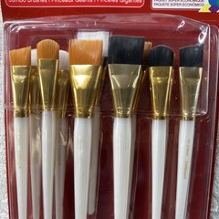Craft Smart Set Of 12 Paint Brushes Jumbo Size – New