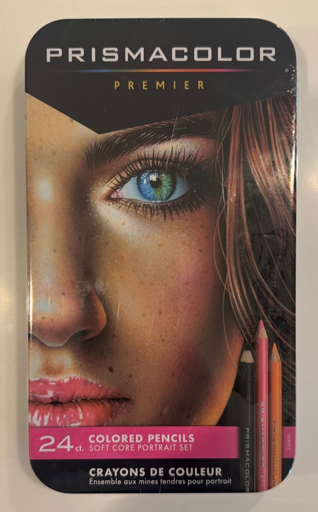 Prismacolor PremierColored Pencils “Portrait Set” of 24 Soft cores NEW UNOPENED