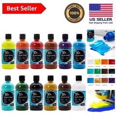 Signature Basic Acrylic Paint Collection – High Coverage 500ml Bottles