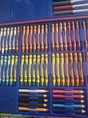 CRAYOLA CRAYON AND COLORED PENCIL, & MARKER SET. BRAND NEW