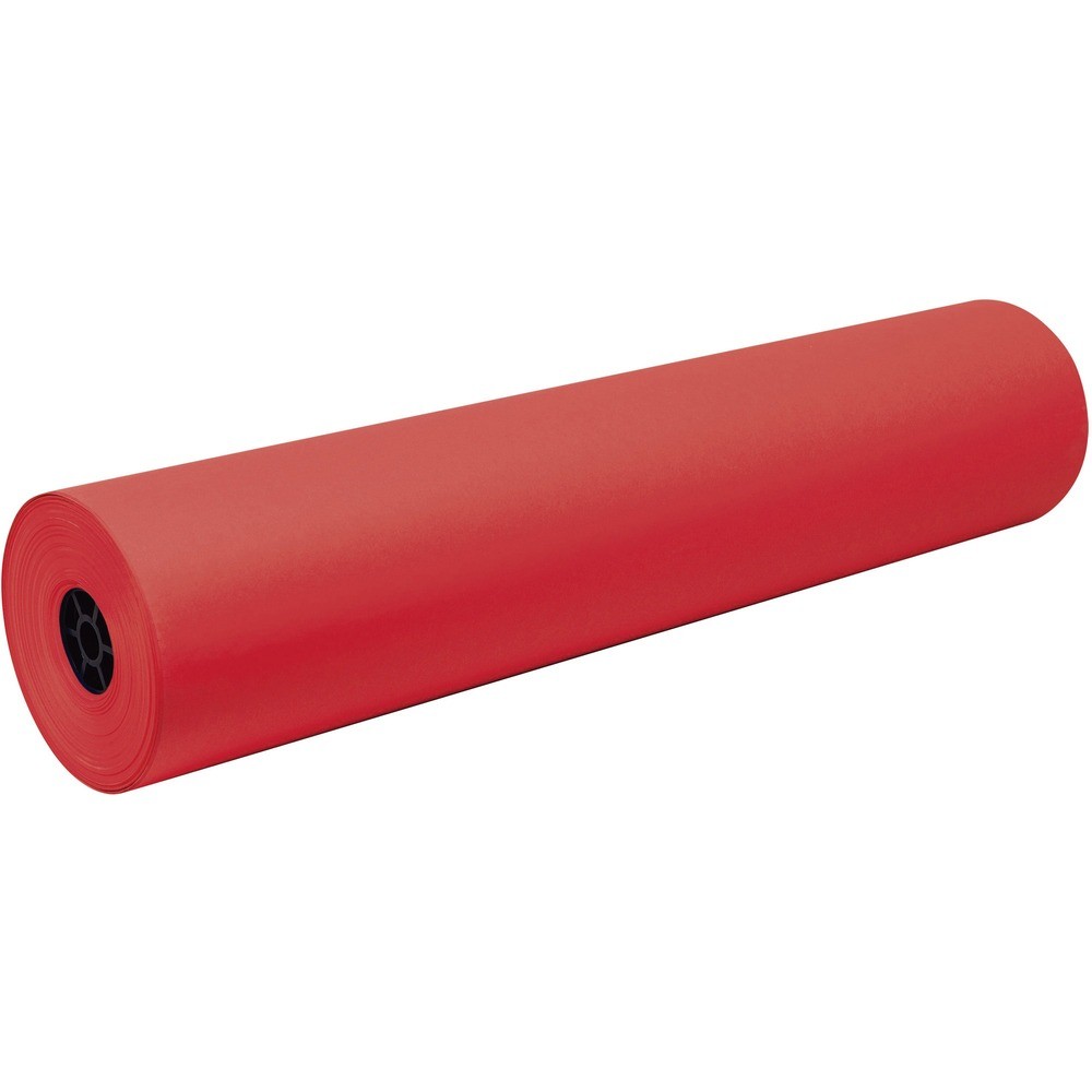 Tru-Ray Tru-Ray Art Paper Roll P100601 3-Feet by 500-Feet Red 084001006018