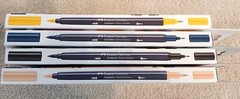 Lot Of 4 Faber-Castell 6 Goldfaber Sketch Dual Markers Sets ~ NEW ~