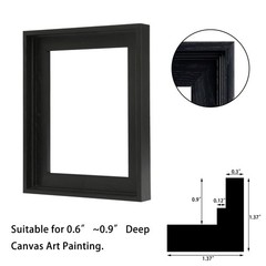 Canvas Floater Frames for 8″x12″Canvas Paintings,Canvas Frame,Floating Frames…
