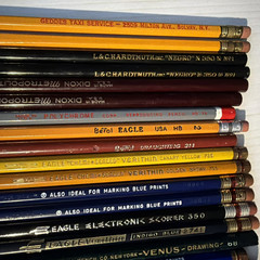 120 Pencils LOT – Artist Drawing Pencil – Eberhard , L&C Hardtmuth, Eagle, Venus