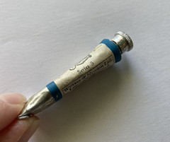 Vintage Winsor & Newton MANGANESE BLUE metal water color paint tube
