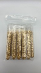 Novelty Gold Flake for Arts & Crafts In Vials Set Of 10 Approximately 3″ Length