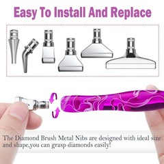 Heyseri Diamond Art Pens Tools, Ergonomic Diamond Painting Pen Kits with Stee…