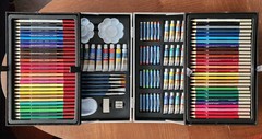 Artist’s Loft All-Media Art Set in Aluminum Case 126 Pieces