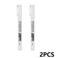 White Paint Pen Waterproof Permanent Marker Oil Based Wood Metal Fabric Glass