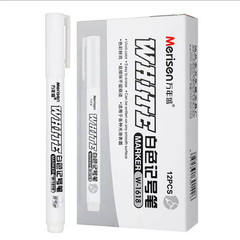 3pcs White Waterproof Permanent Paint Marker Pens for Metal Wood Fabric