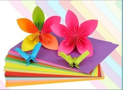 100pcs A4 Colorful Craft Paper for DIY Arts, Origami, School Projects & Crafts