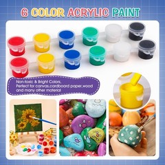 10 Set Mini Canvas Painting Kit, Minis Acrylic Paint Set, St. Patrick’s Party…