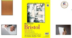 300 Series Tape Bound Bristol Paper – 9×12 Inches, Ideal for Fine Detail Work