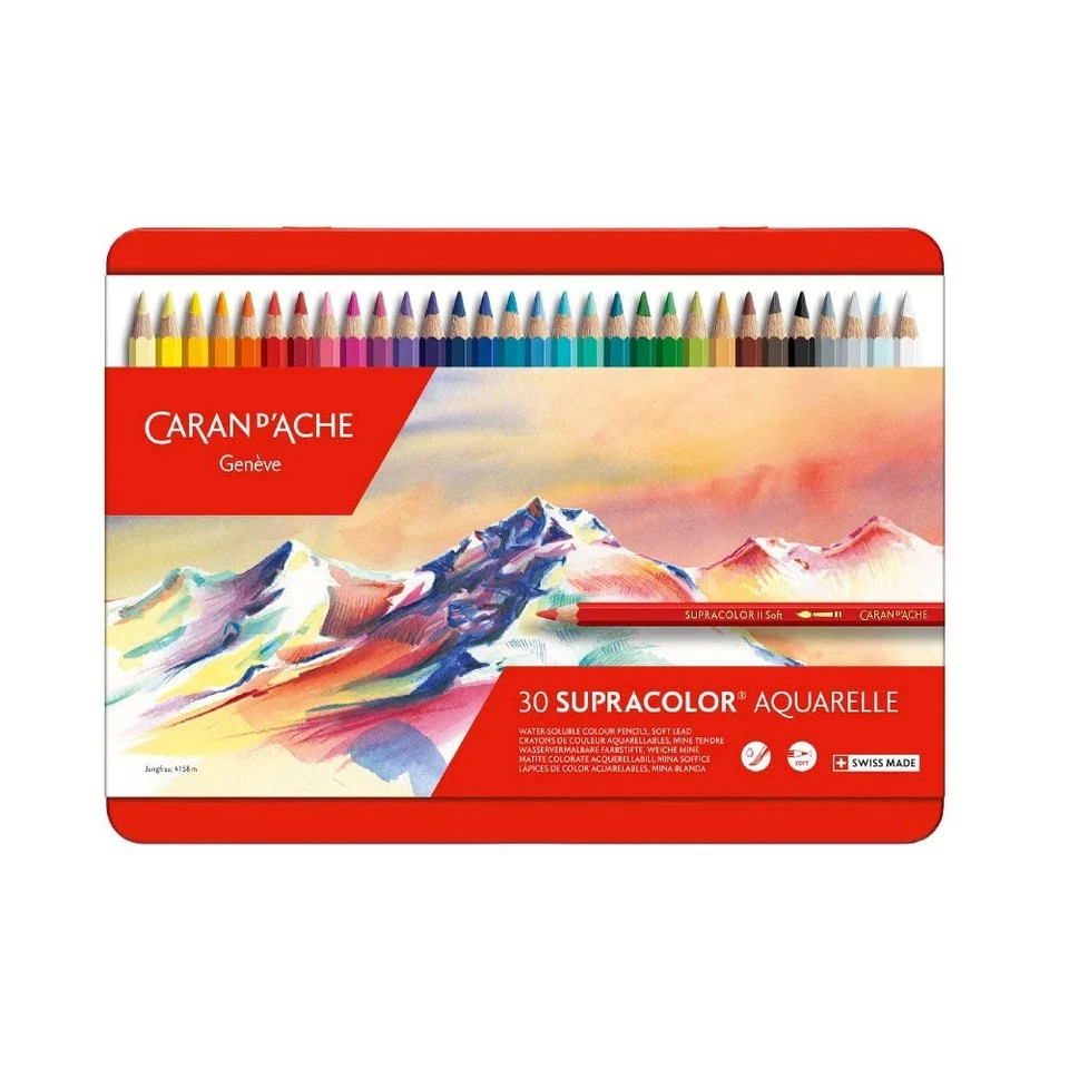 Caran d’Ache Supracolor Metal Box Set Of 30 3888.33 NEW