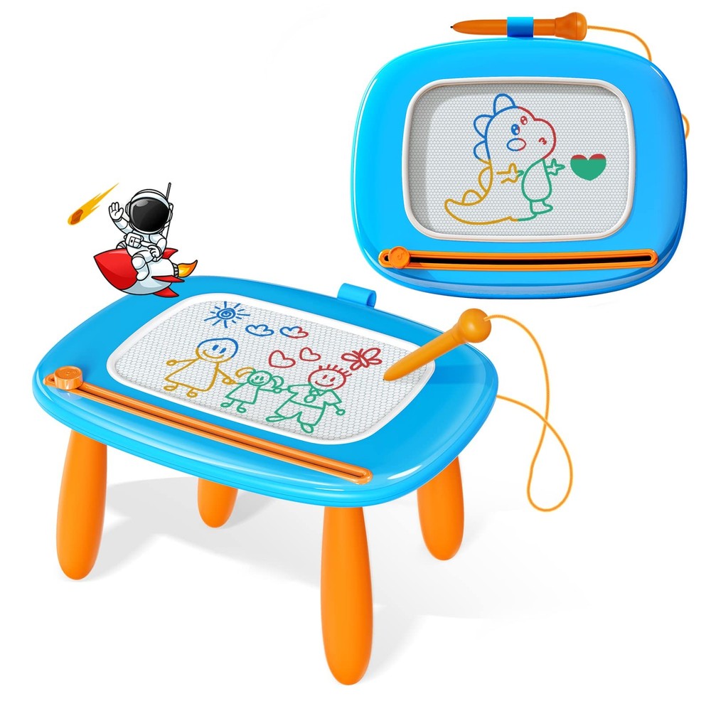 Kikidex Magnetic Drawing Board Toddler Girl Toys For 1-2 Year Old Doodle Board