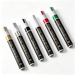 Stone Repair Paint Pen for Grave Headstone, Water Resistant Marker Multi-Color