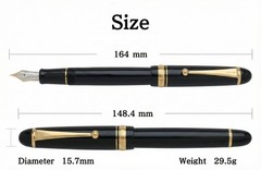 Pilot Namiki Custom 823 Fountain Pen Clear Signature Nib FKK-3MRP-NC-S