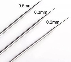 0.2/0.3/0.5mm Airbrush Nozzle Needle Kit Spray Gun Replacement For Maintenance