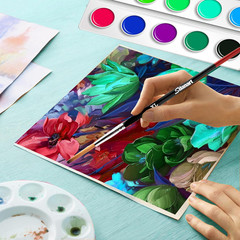 Lettering Quill Brushes, 6 Pcs Lettering Brushes for Sign Painting, Professional
