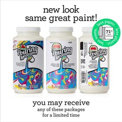 44840E Pouring Medium Acrylic Paint Fluid Medium 16 Fl Oz Bottle