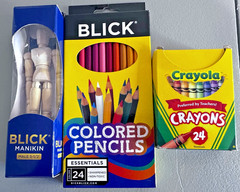 HUGE Artist Supply Lot Prismacolor, Blick, Crayola, 27 Set Lot-Over 220pcs Total