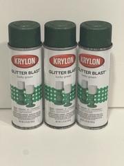 Krylon K03809A00 Glitter Blast Lucky Green 5.75 Ounce rare. HTF discontinued