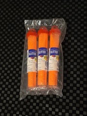 3 Horizon Group .6 Ounce Glitter Tubes Neon Orange Iridescent