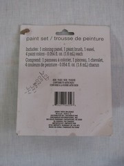 NIP Vtg Crafter’s Square 4 Piece Paint Set, Fall Themed, Greenbrier Int rr