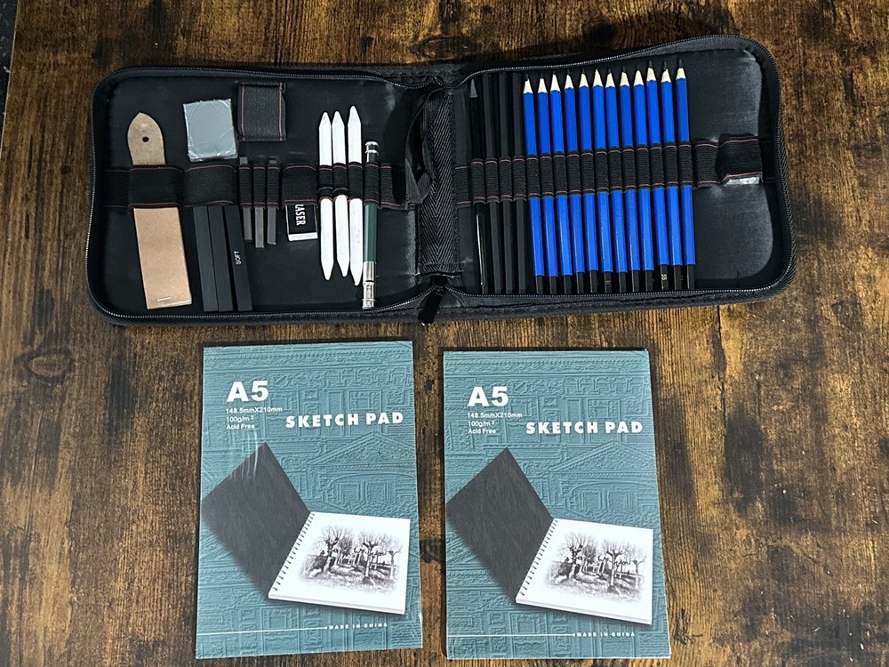 LUCYCAZ Professional Drawing & Sketching Art Set – Complete Artist Kit 🔥🔥