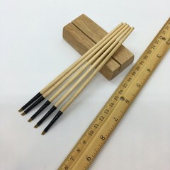 XDT Angular Tip Nail Art Paint Brush 5 Pc Set #00000 Fine Micro Detail