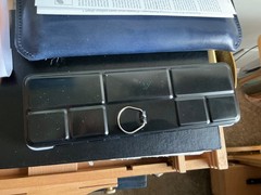 Schmincke Horadam watercolor set with leather case
