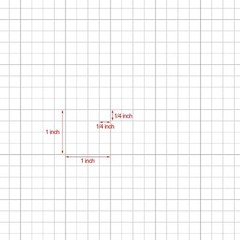 25 Sheet Graph Paper Pad 24″ X 36″ Large Graph Paper 1″ and 1/4″ Ruled Grid Pape