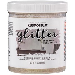 Rust-Oleum Iridescent Clear Flat Sheen Interior Wall Paint 50 sq. ft. Coverage,