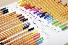 Pack of 3 Stabilo Point 88 Black Fineliners – Perfect for Sketching & Writing