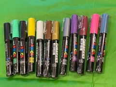 60 UNI POSCA PAINT MARKER PEN LARGE SET, 8k, 1M, 350, 5M, 17K,PC1M,PC5M NEW