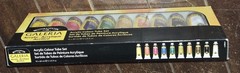 Winsor & Newton Galeria Acrylic Colour Tube Set (10) 2 fl oz Tubes #2190517
